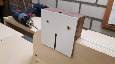 Jig for drilling holes for dowels